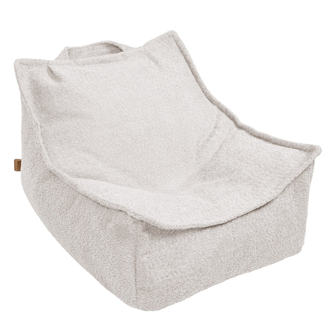 MeowBaby Boucle Sako Bag in Champagne Ecru - children&