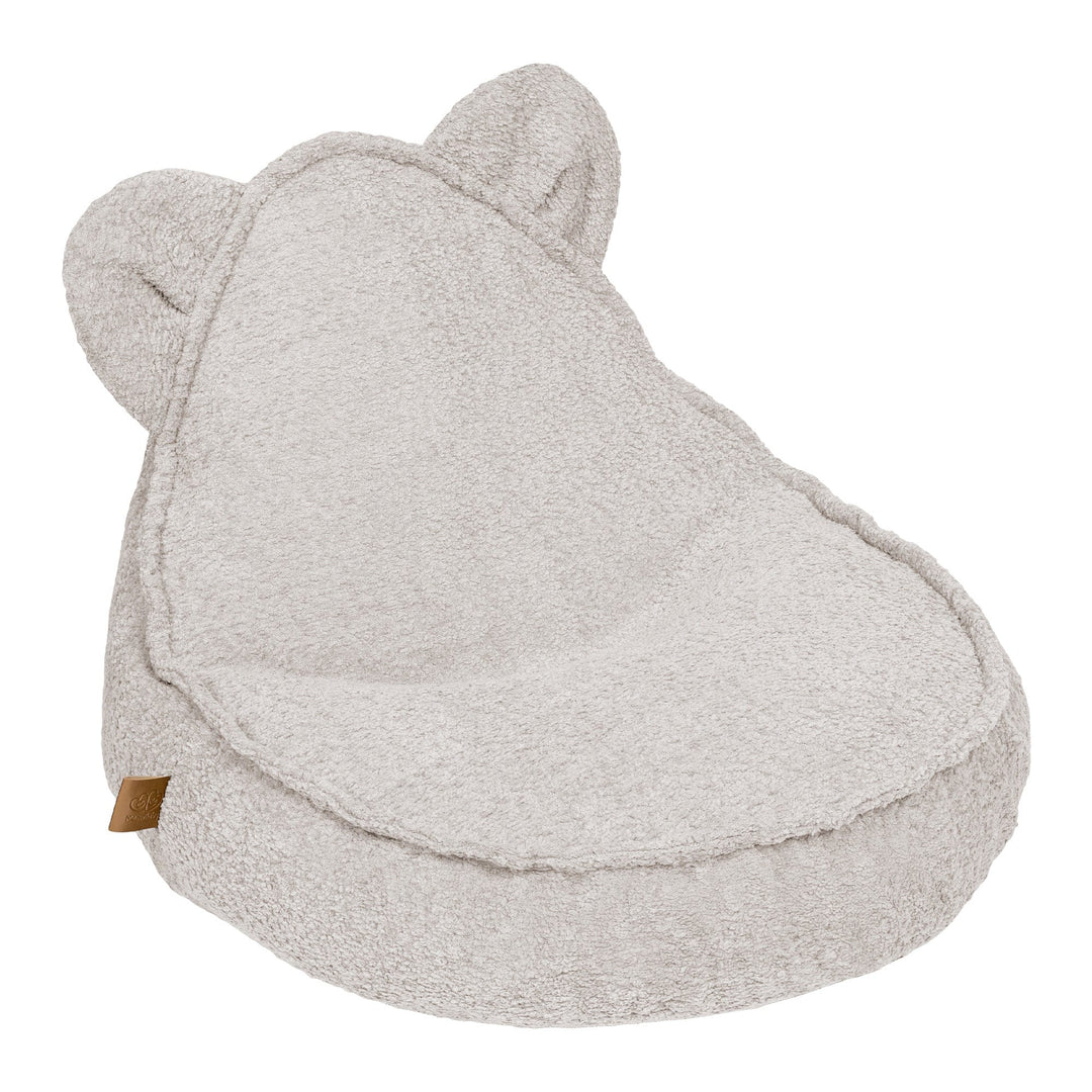 MeowBaby Boucle Teddy Sako Bag in Champagne Ecru - children&