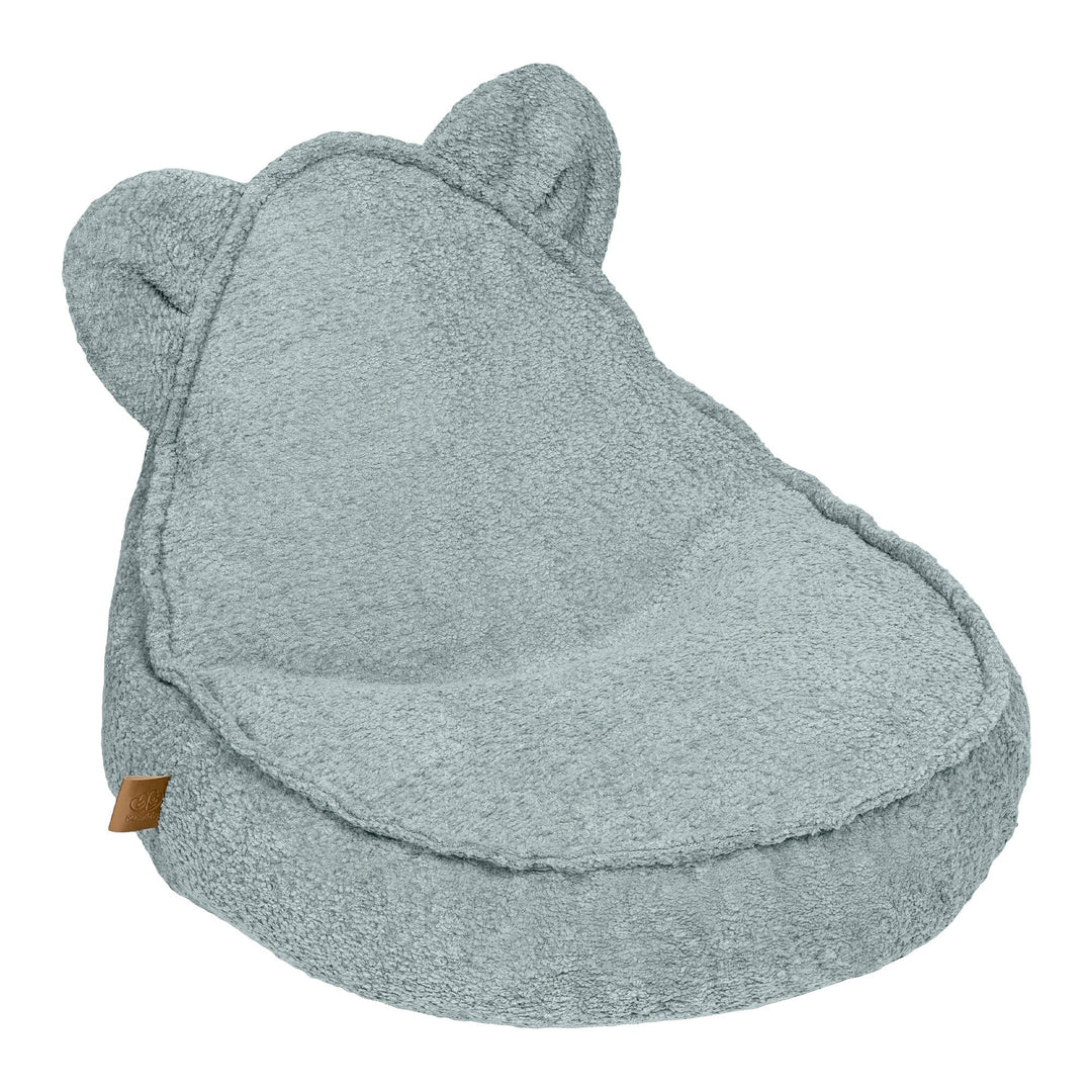 MeowBaby Boucle Teddy Sako Bag in Fresh Mint - children&