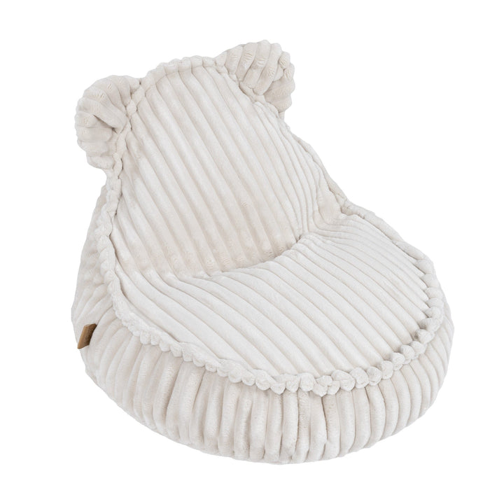 MeowBaby Churros Teddy Sako Bag in Cotton Candy White - children&