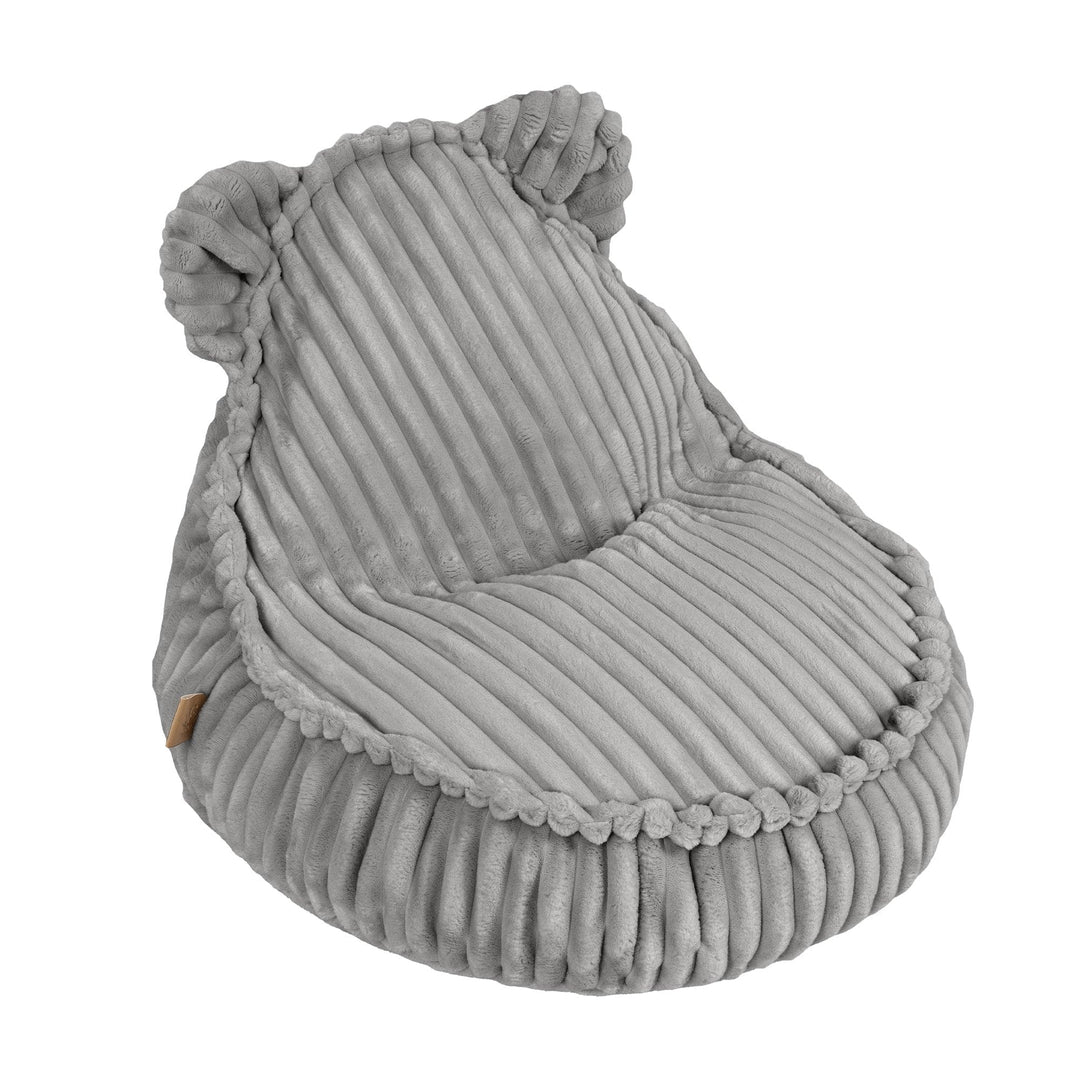 MeowBaby Churros Teddy Sako Bag in Moon Dust Grey - children&