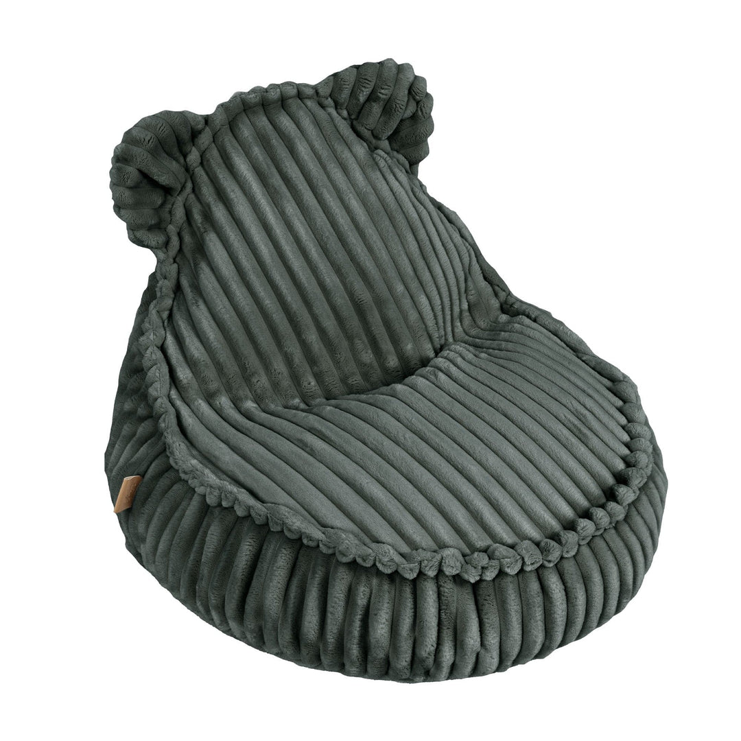 MeowBaby Churros Teddy Sako Bag in Pine Forest Green - children&