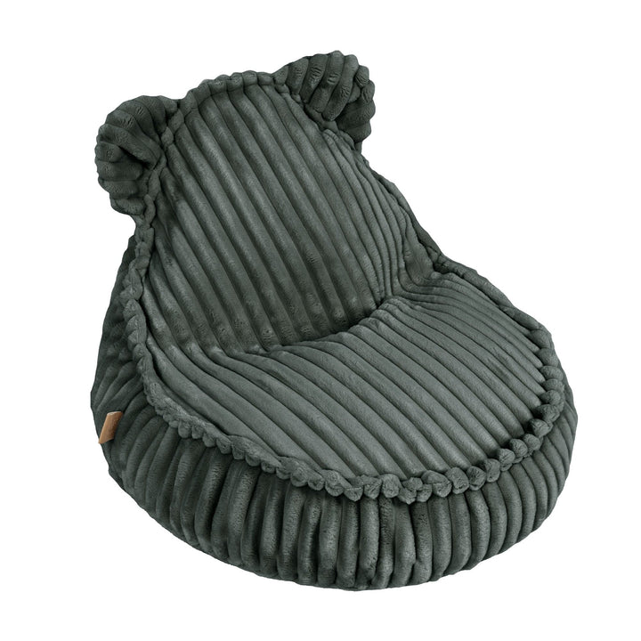 MeowBaby Churros Teddy Sako Bag in Pine Forest Green - children&