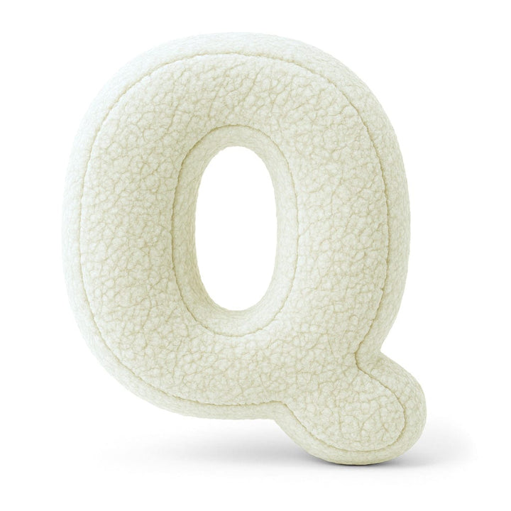 MeowBaby Cream Teddy Letter Cushion - Letter Q