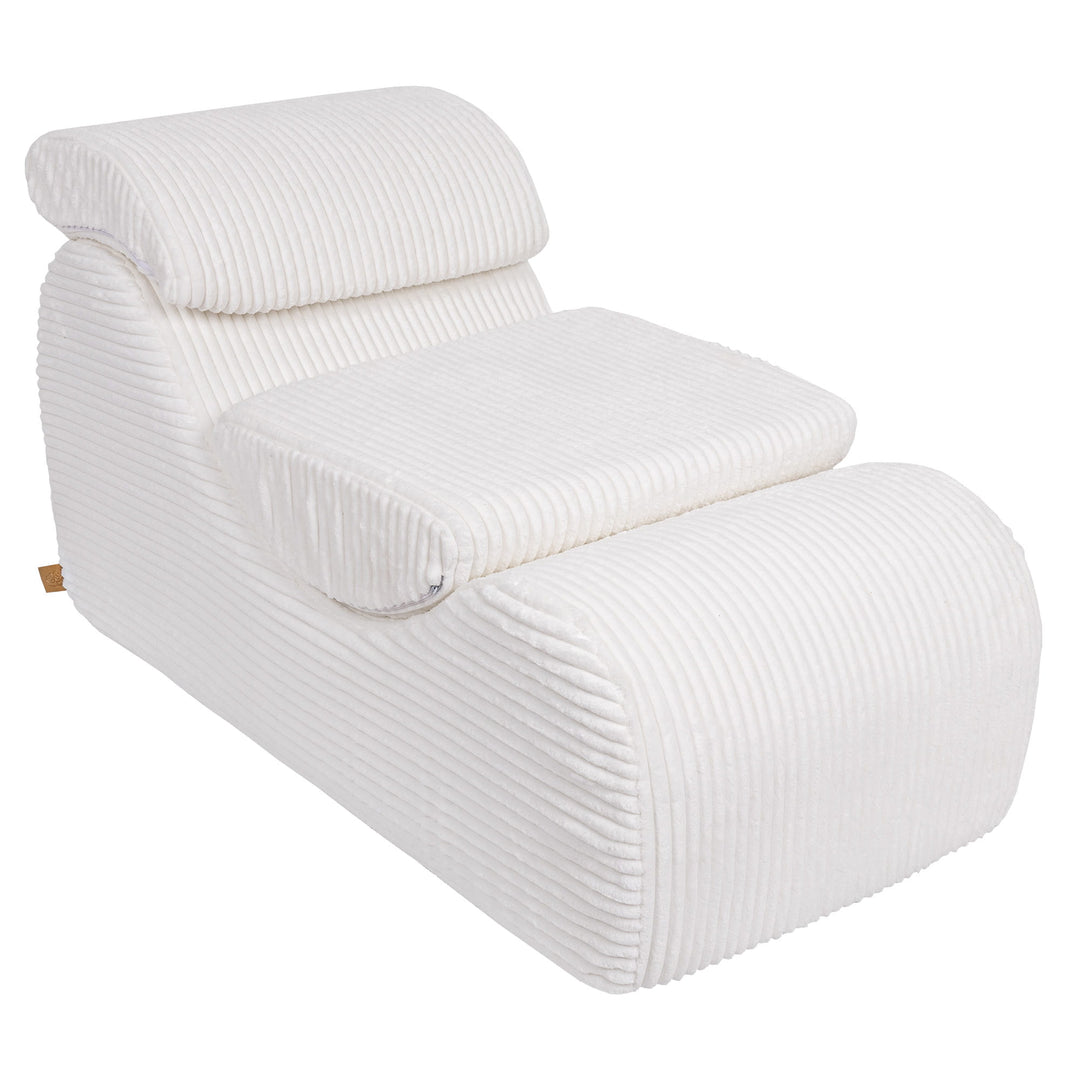 MeowBaby Furrycord Wave Lounger - White
