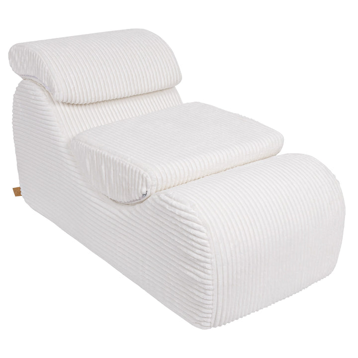 MeowBaby Furrycord Wave Lounger - White
