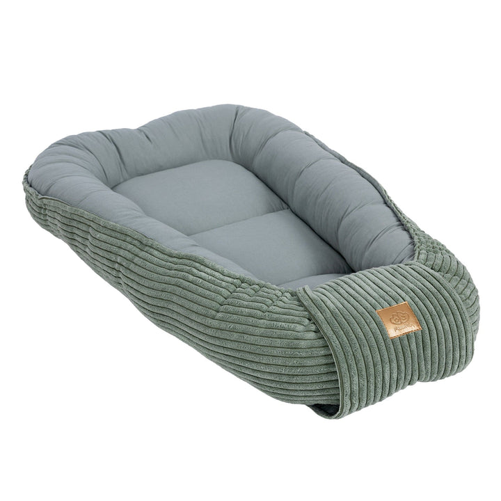 MeowBaby Baby Nest, Corduroy Olive Green