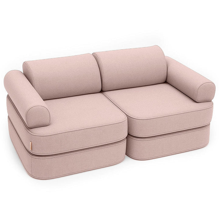 MeowBaby Outzy Pocket Kids Sofa 120cm - Rosy Dune Pink