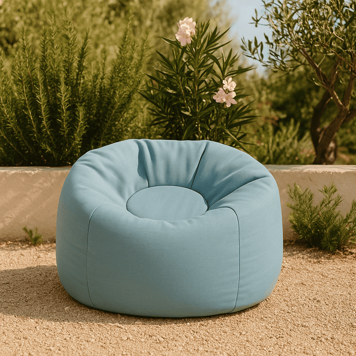 MeowBaby Outzy Floreo Bean Bag — colourway graphic showing available colours