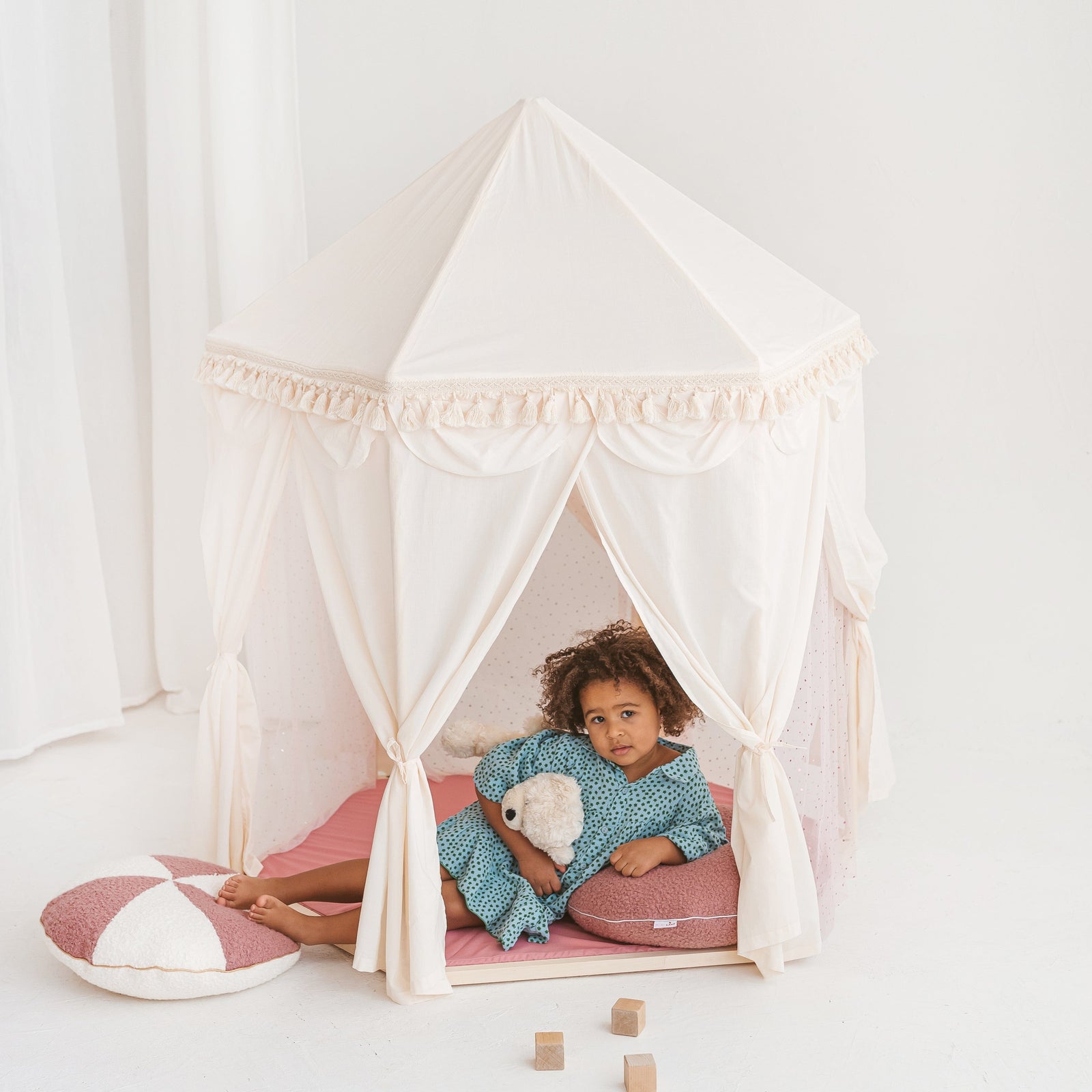 MINICAMP Boho Indoor Playhouse Tent in Pavilion Shape Teepee minicamp 