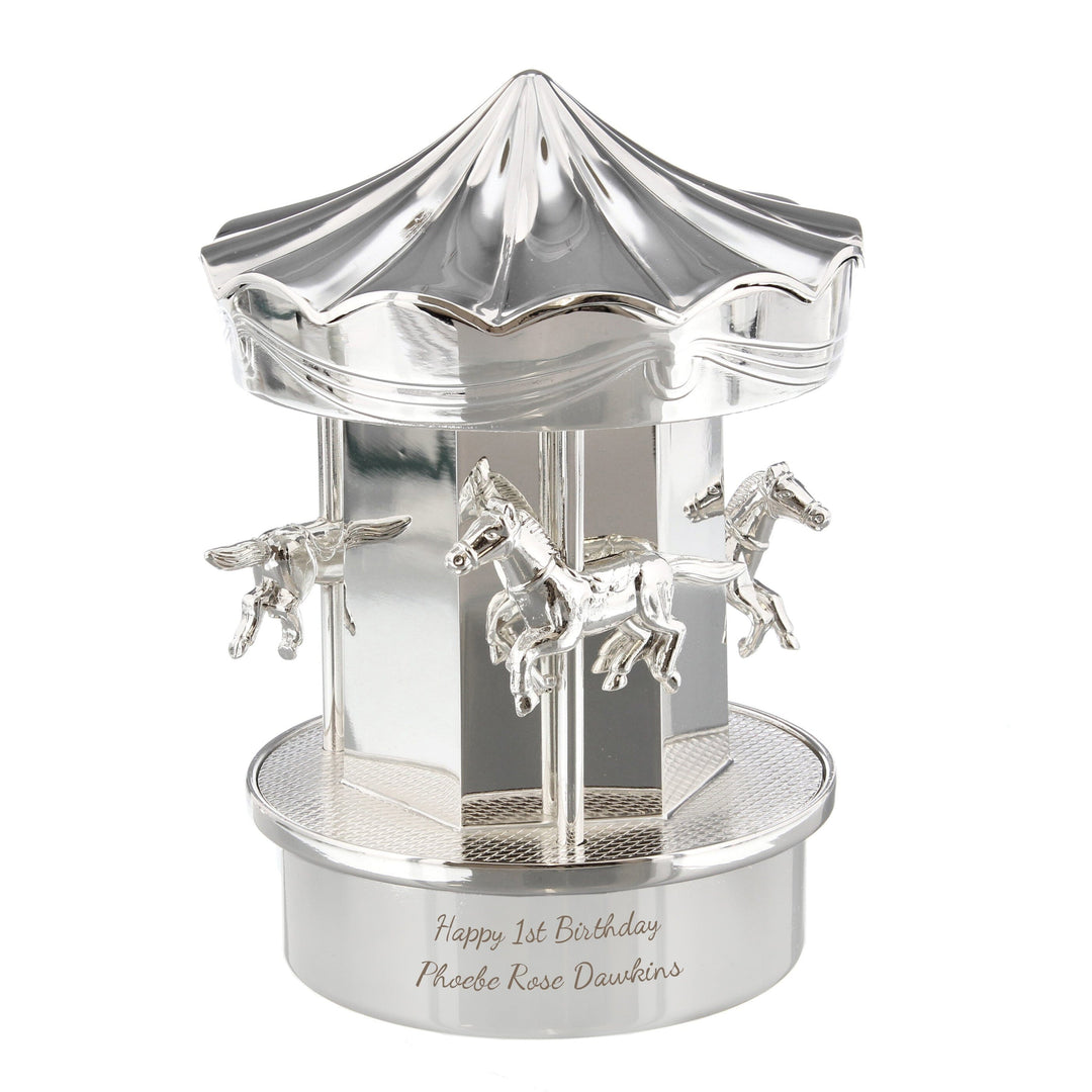 Personalised Carousel Money Box Piggy Banks & Money Jars Mini Bee 