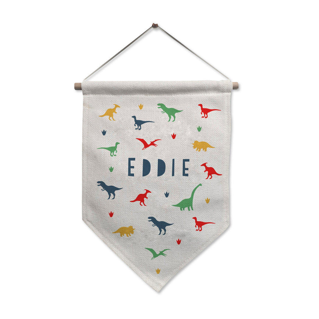 Personalised Dinosaur Hanging Banner Wreaths & Garlands Mini Bee 