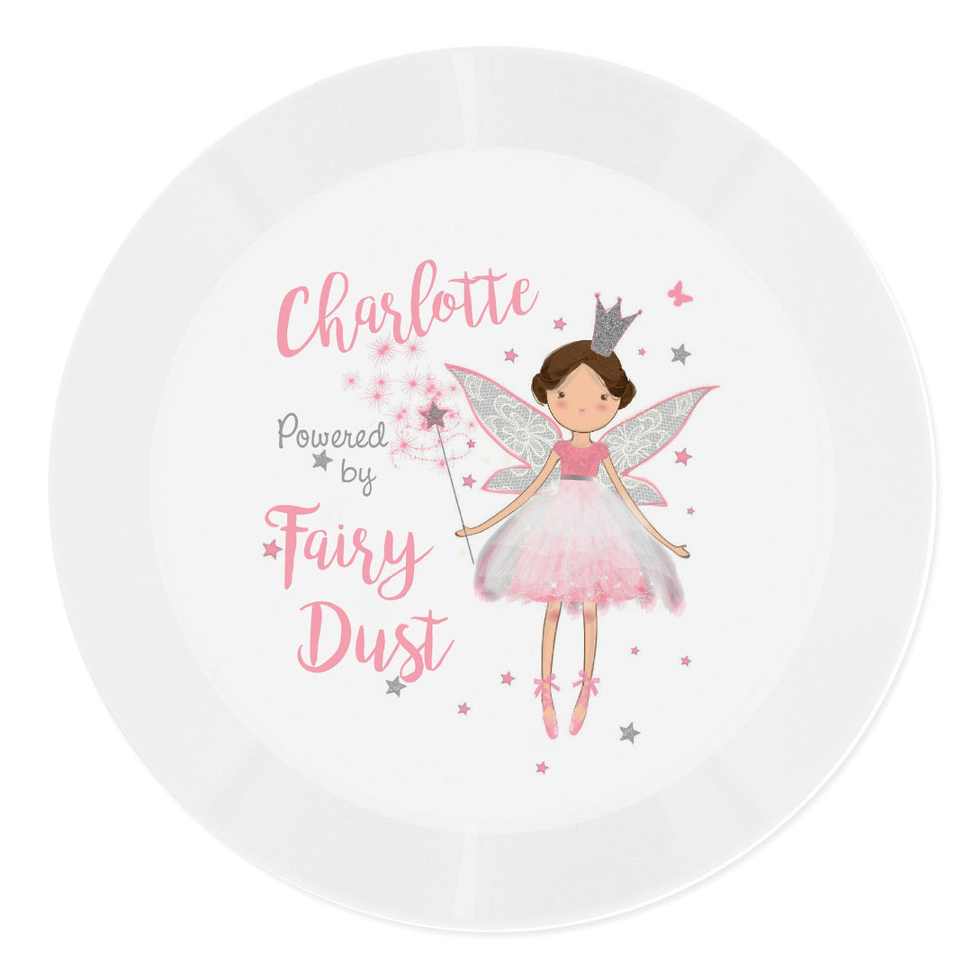 Personalised Fairy Princess Plastic Plate Plates Mini Bee 