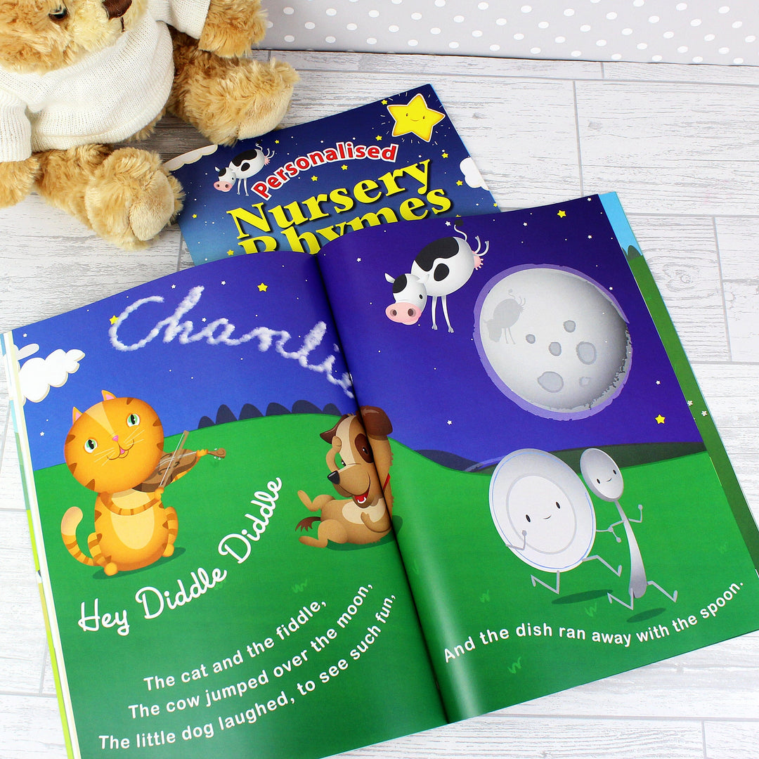 Personalised Nursery Rhyme Book Baby Activity Toys Mini Bee 