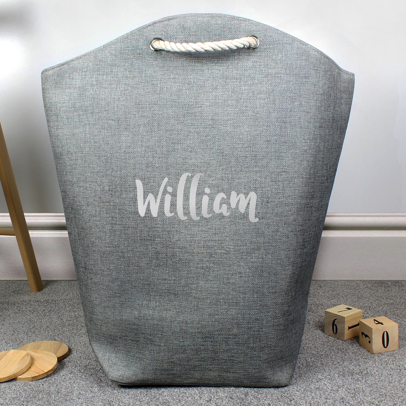 Personalised Silver Name Storage Bag Household Storage Bags Mini Bee 