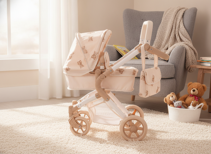Roma Teddy Single Dolls Pram - lifestyle scene 2