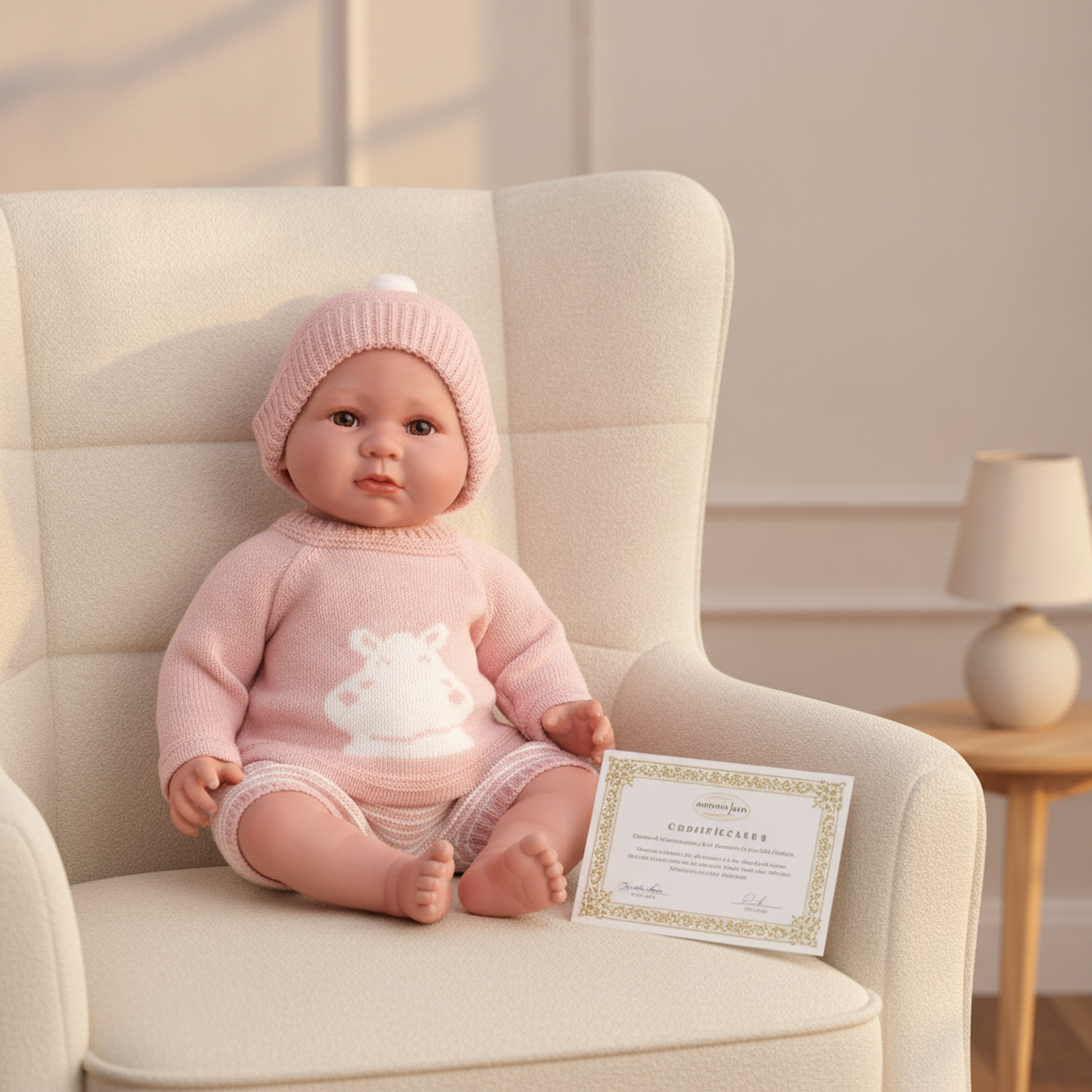 Handcrafted realism - Antonio Juan Luca Lifelike Reborn Doll, 42cm, Nestoro