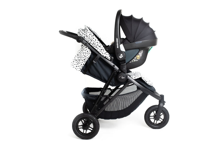 Roma Atlas 3 Wheel Pram - Dalmatian Baby Stollers Roma 