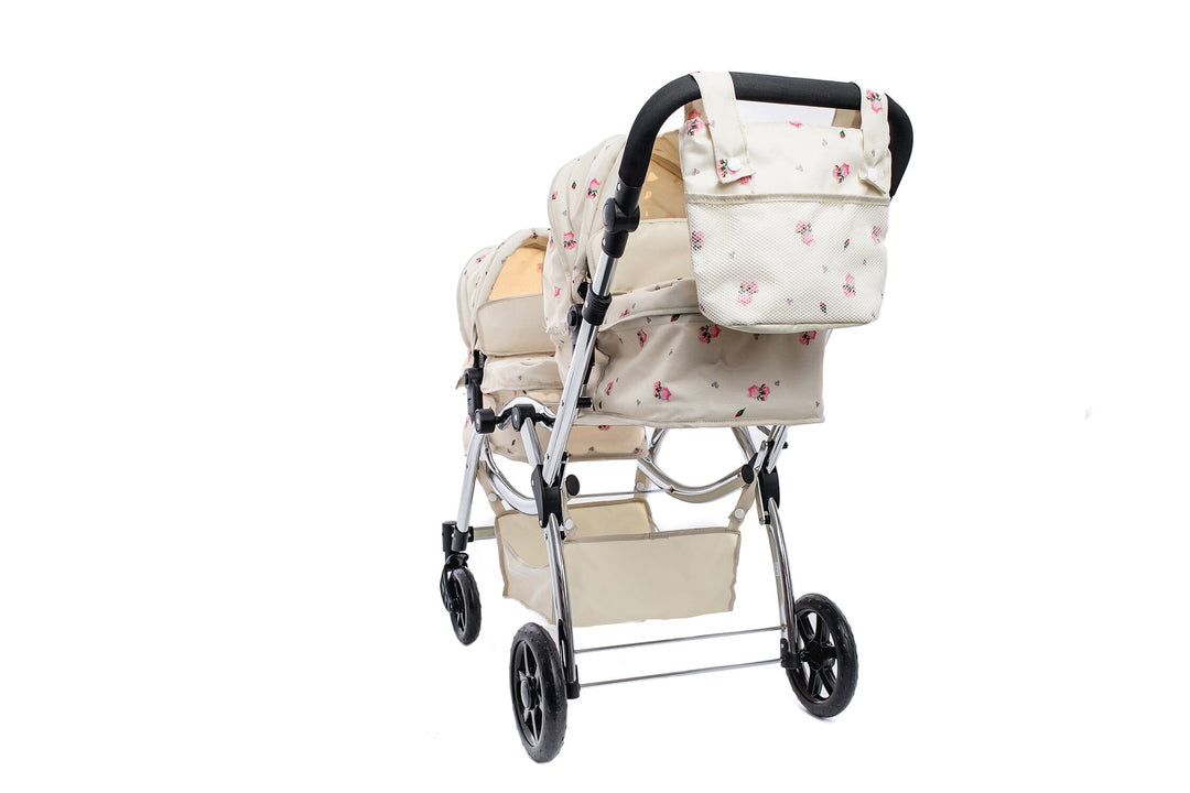 Roma Darcie Cream Twins Dolls Pram Dolls Pram Roma 