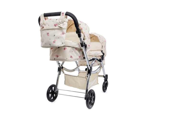 Roma Darcie Cream Twins Dolls Pram Dolls Pram Roma 