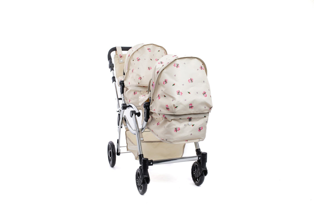 Roma Darcie Cream Twins Dolls Pram Dolls Pram Roma 