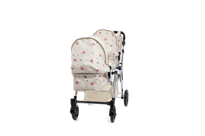 Roma Darcie Cream Twins Dolls Pram Dolls Pram Roma 