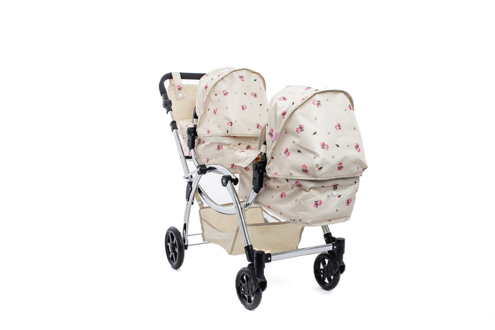 Roma Darcie Cream Twins Dolls Pram Dolls Pram Roma 