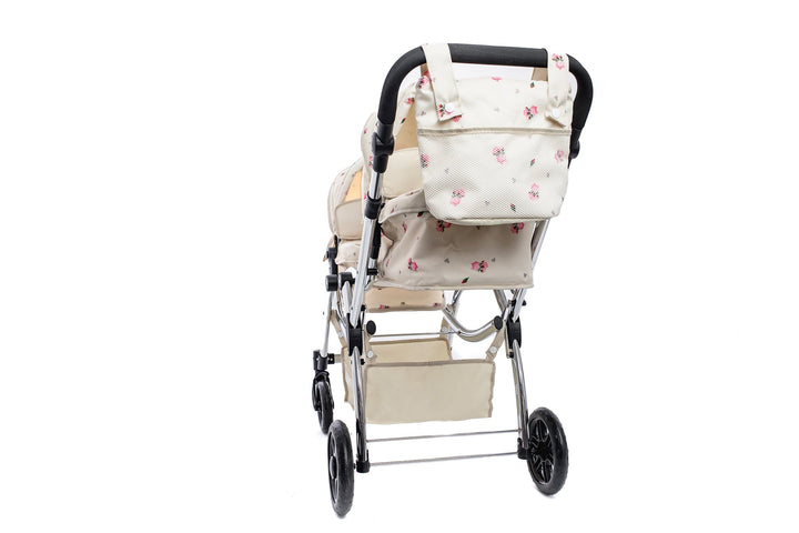 Roma Darcie Cream Twins Dolls Pram Dolls Pram Roma 