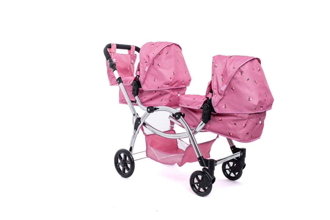 Roma Darcie Pink Twins Dolls Pram Dolls Pram Roma 