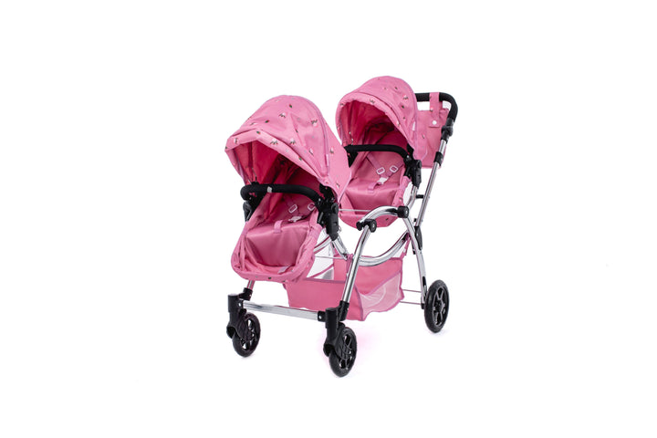 Roma Darcie Pink Twins Dolls Pram Dolls Pram Roma 