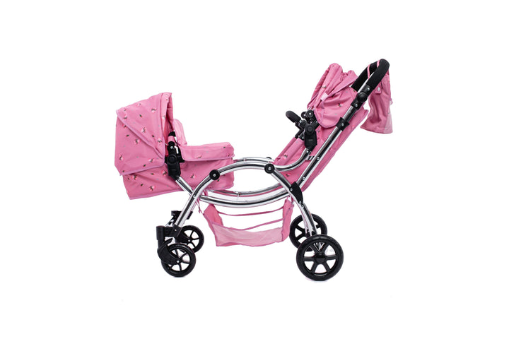 Roma Darcie Pink Twins Dolls Pram Dolls Pram Roma 