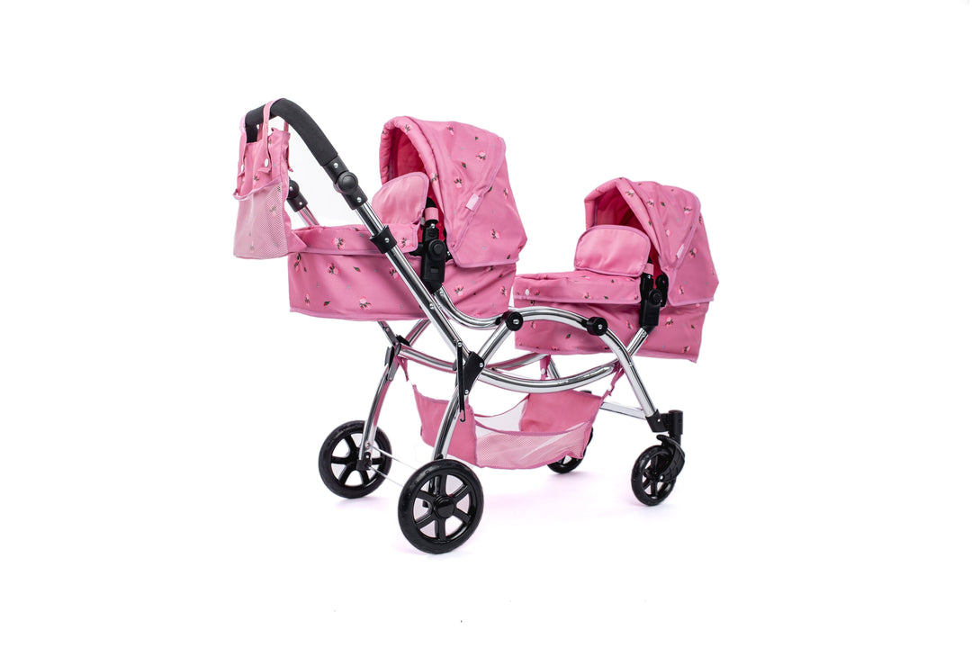 Roma Darcie Pink Twins Dolls Pram Dolls Pram Roma 