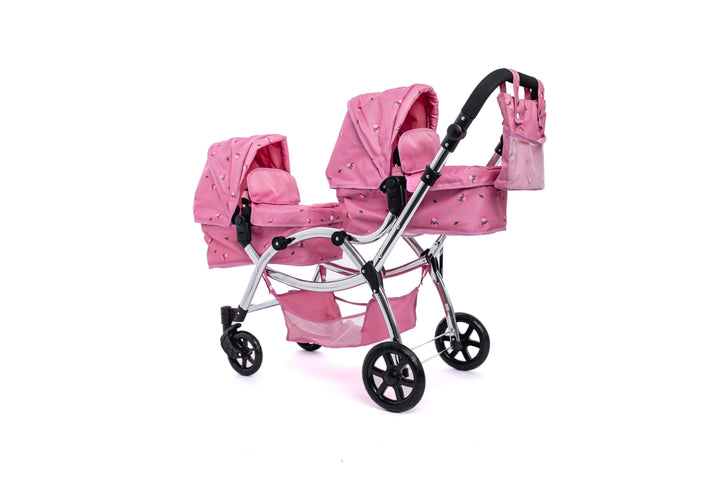 Roma Darcie Pink Twins Dolls Pram Dolls Pram Roma 