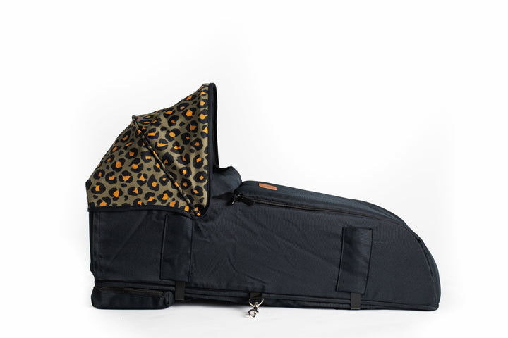 Roma Gemini Khaki Leopard Carry Cot Baby Stollers Roma 