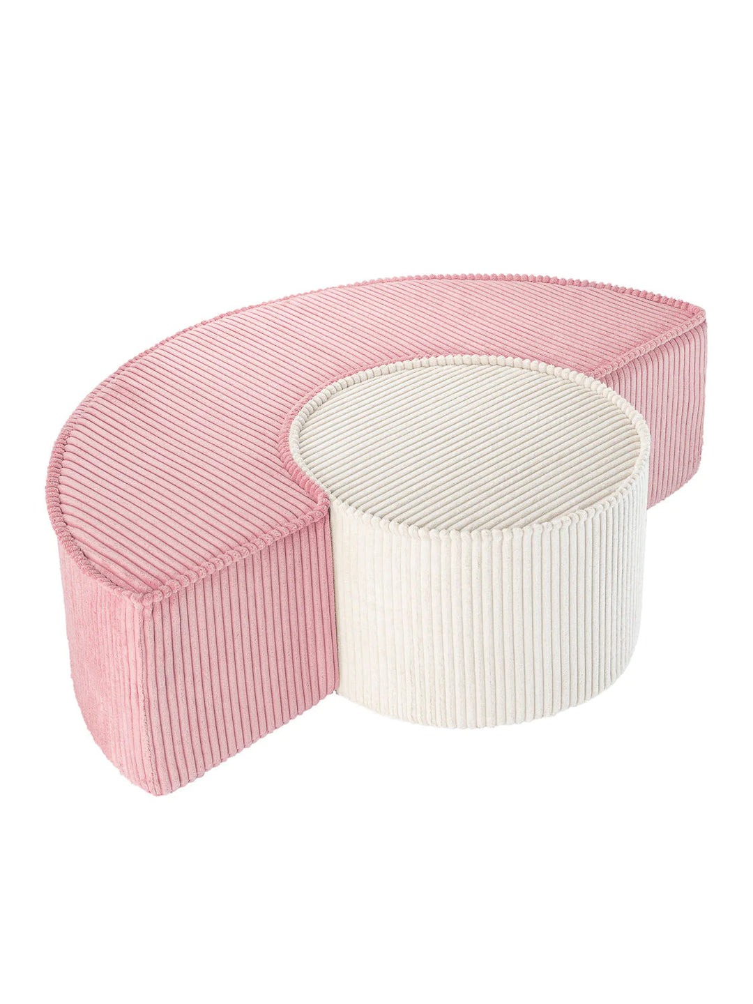 Wigiwama Pink Moussen Pouffe Set Pouffe Wigiwama 