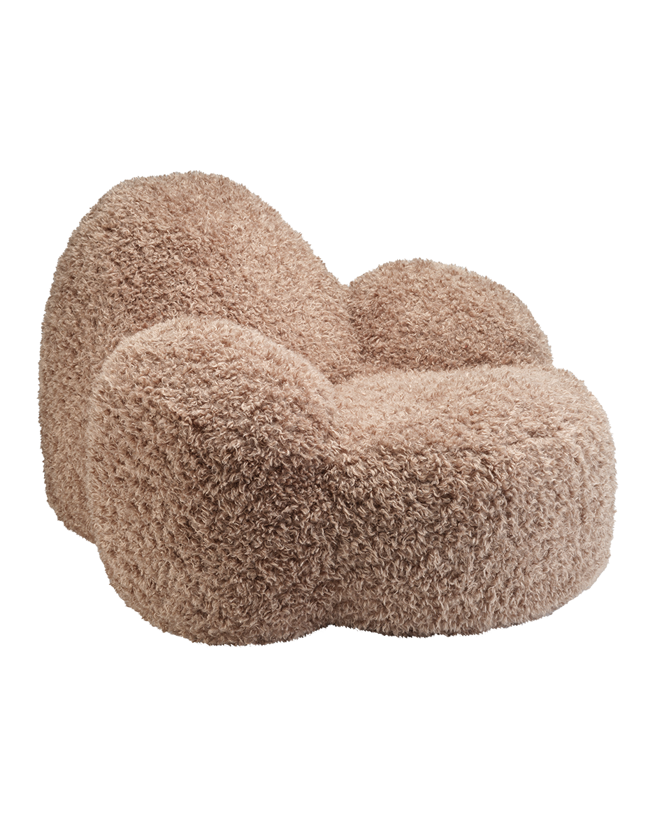 Truffle YETI Wigiwama Momo Chair, front angled view on plain background