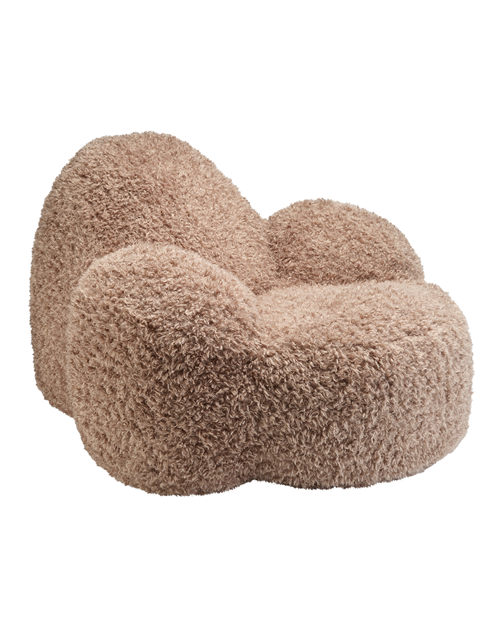 Truffle YETI Wigiwama Momo Chair, front angled view on plain background